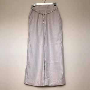 Guess khaki linen pants